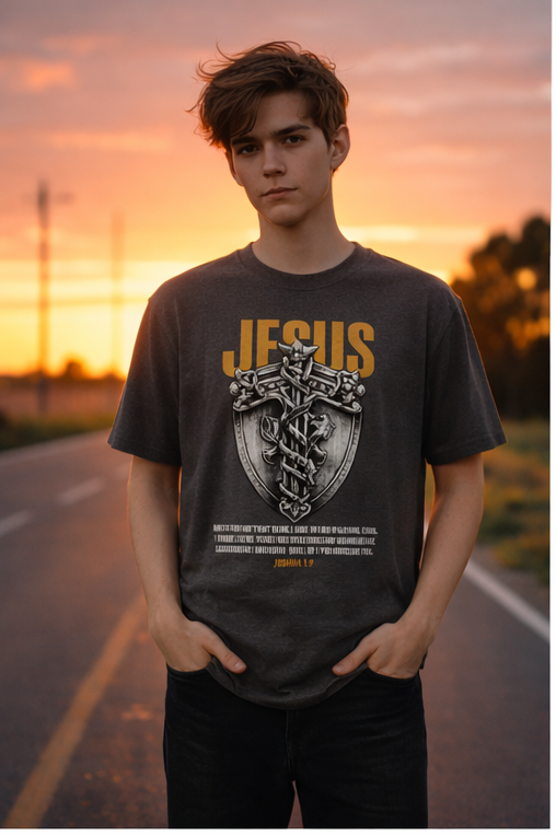 Joshua 1:9 Be Strong Courageous Shirt
